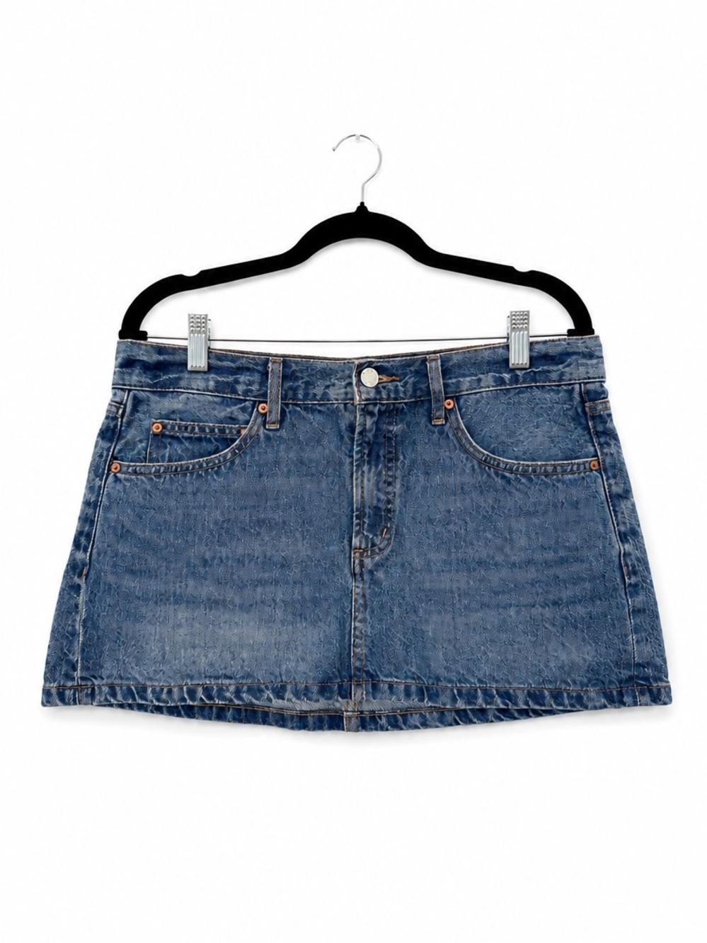 Aritzia Denim Forum The ’90s Vintage Micro Denim Skirt Size 27